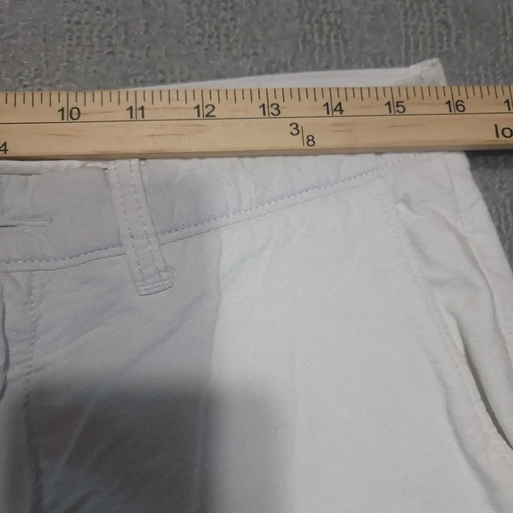 J. Crew 770 Jeans Mens 32x32 Straight Leg White Denim Cotton